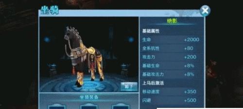 《如何在坐骑时装手游中获得最佳装备？》（打造独一无二的坐骑时装，畅享游戏乐趣！）