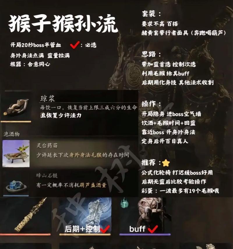 《孙悟空手游辅助出装攻略》（玩转孙悟空，打造无敌战神！）