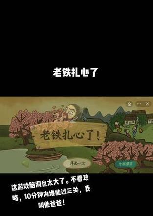 老铁扎心了游戏攻略大揭秘（揭秘老铁扎心了游戏攻略的终极秘籍，让你轻松通关）